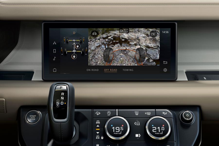 Детали интерьера Land Rover Defender 110 Explorer Pack First Edition 2020 года  (WW) (фото 51 из 57)